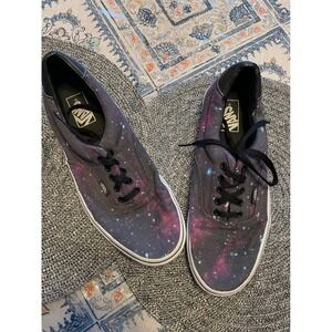 Vans Era Galaxy Cosmic Print Mens 10 Low Top Skate Shoes Purple Black TB4R